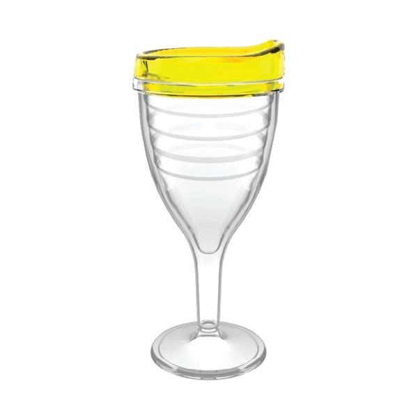 12 oz. double-wall insulated SAN plastic Double Wall Wine Goblet.... from ASI 73871 Next Promotions LLC