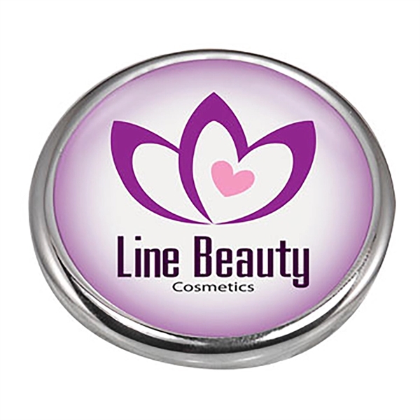 Compact size, magnetic closure. Two mirrors on inside-one regular, one magnified.... from ASI 73871 Next Promotions LLC