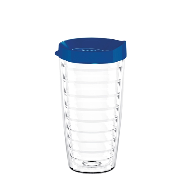 16oz. double-wall insulated tumbler with promotional grade construction. Includes snap-on, thumb... from ASI 73871 Next Promotions LLC / Next Products LLC