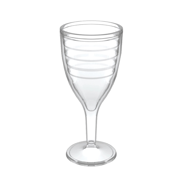 12 oz. double-wall insulated SAN plastic Double Wall Wine Goblet.... from ASI 73871 Next Promotions LLC