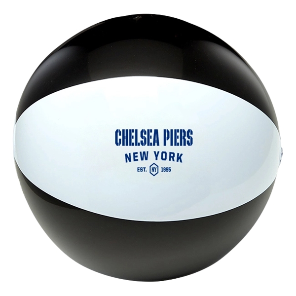 16" inflatable two-tone beach ball with customization.... from ASI 63549 Jornik Manufacturing Corp / Jornik