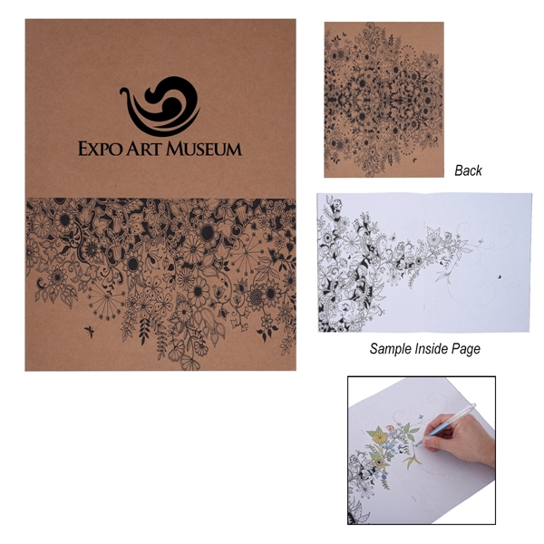 The Art of Relaxing adult coloring book for a surprisingly fun... from ASI 61125 Hit Promotional Products / Hit®