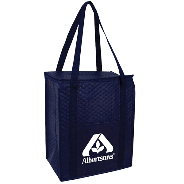 Large size hot/cold cooler tote with foil lining to keep food... from ASI 30112 ACE Products