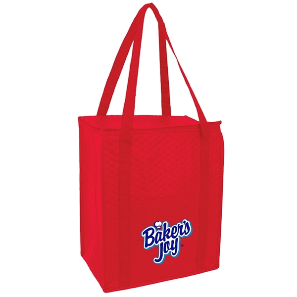 Large size hot/cold cooler tote with foil lining to keep food... from ASI 30112 ACE Products