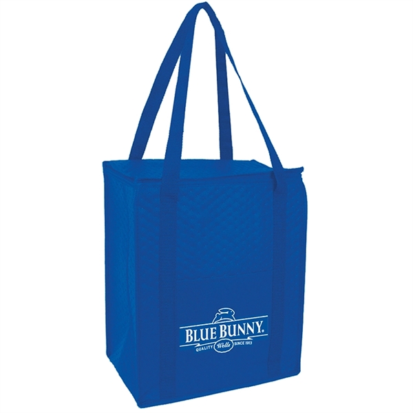Large size hot/cold cooler tote with foil lining to keep food... from ASI 30112 ACE Products
