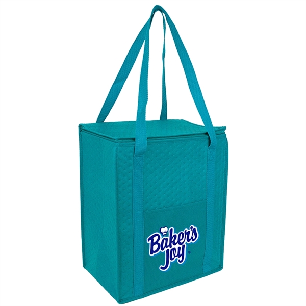Large size hot/cold cooler tote with foil lining to keep food... from ASI 30112 ACE Products