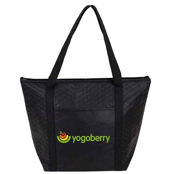 Hot/cold cooler tote features foil lined interior to keep food insulated.... from ASI 30112 ACE Products