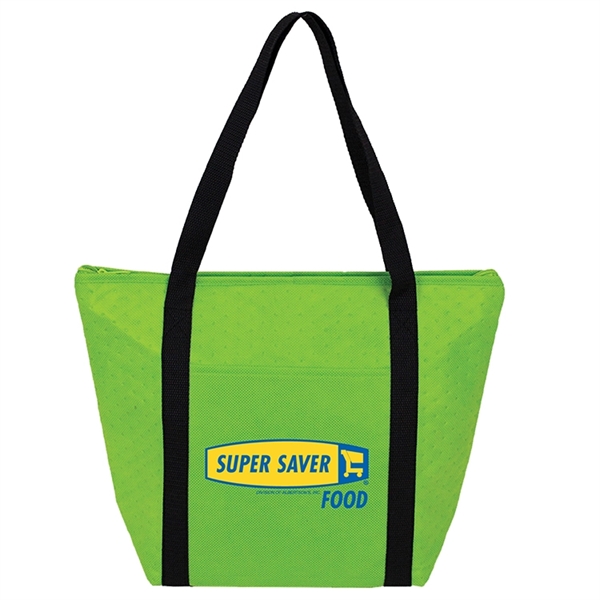 Hot/cold cooler tote features foil lined interior to keep food insulated.... from ASI 30112 ACE Products