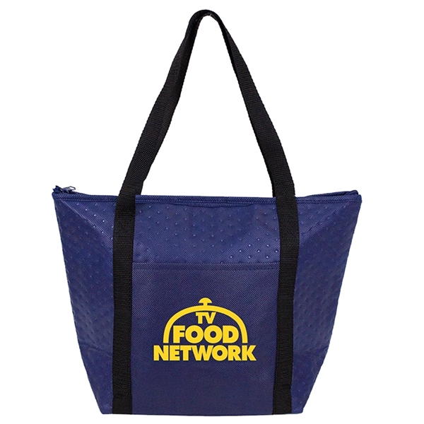 Hot/cold cooler tote features foil lined interior to keep food insulated.... from ASI 30112 ACE Products