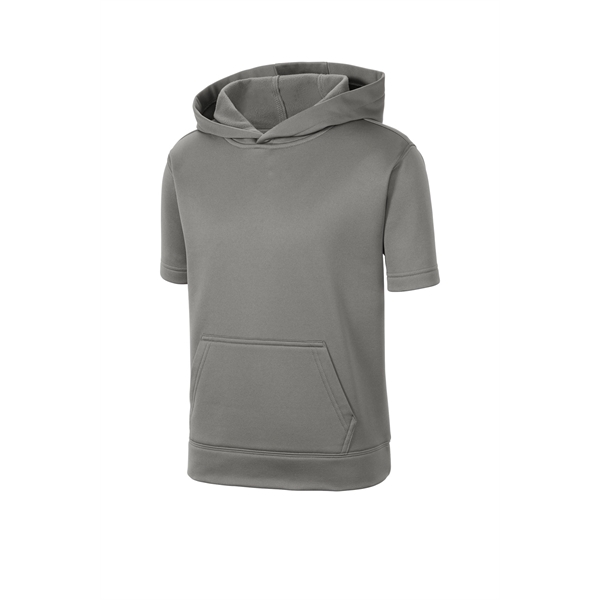 Sport-Tek Youth Sport-Wick Fleece Short Sleeve Hooded Pul...... from ASI 84863 SanMar