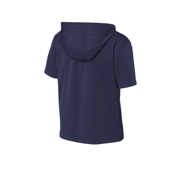 Sport-Tek Youth Sport-Wick Fleece Short Sleeve Hooded Pul...... from ASI 84863 SanMar