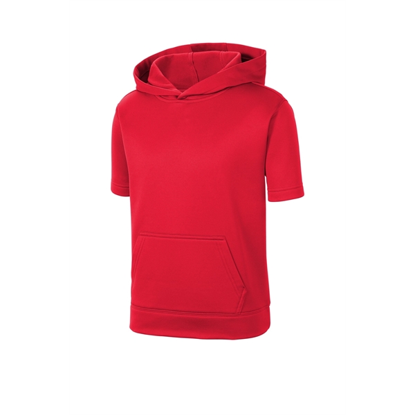 Sport-Tek Youth Sport-Wick Fleece Short Sleeve Hooded Pul...... from ASI 84863 SanMar