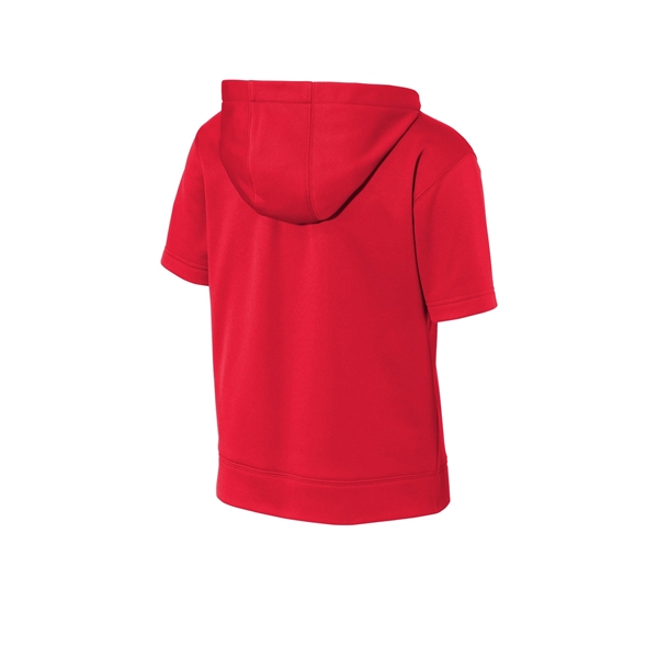 Sport-Tek Youth Sport-Wick Fleece Short Sleeve Hooded Pul...... from ASI 84863 SanMar