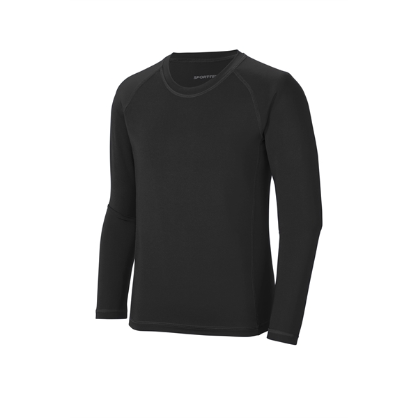 Sport-Tek Youth Long Sleeve Rashguard Tee.... from ASI 84863 SanMar