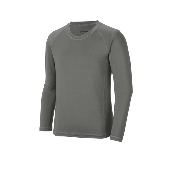 Sport-Tek Youth Long Sleeve Rashguard Tee.... from ASI 84863 SanMar