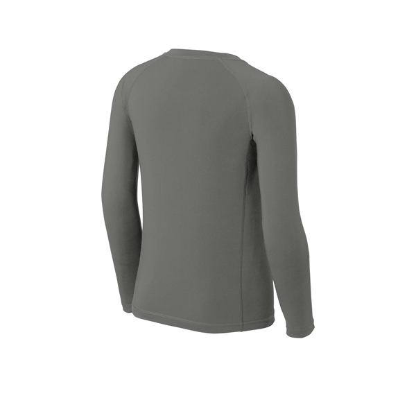 Sport-Tek Youth Long Sleeve Rashguard Tee.... from ASI 84863 SanMar