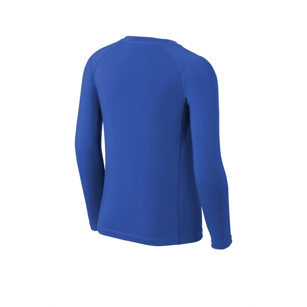 Sport-Tek Youth Long Sleeve Rashguard Tee.... from ASI 84863 SanMar