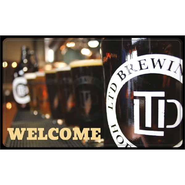 Floor mat with a non-skid rubber backing and 7/16" thickness.... from ASI 59080 Halls & Company