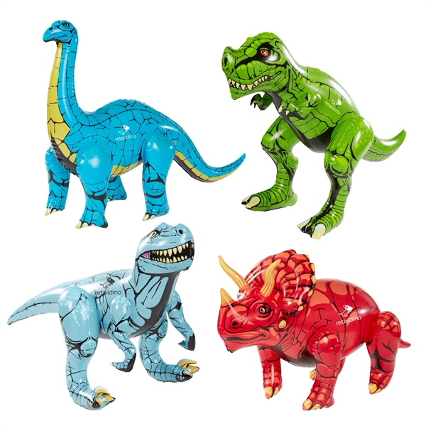 24" dinosaur inflatable figures in assorted styles.... from ASI 63549 Jornik Manufacturing Corp / Jornik