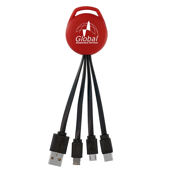 VIVID 3-IN-1 CHARGING CABLE... from ASI 30208 A P Specialties / AP Specialties