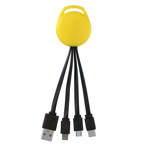 VIVID 3-IN-1 CHARGING CABLE... from ASI 30208 A P Specialties / AP Specialties