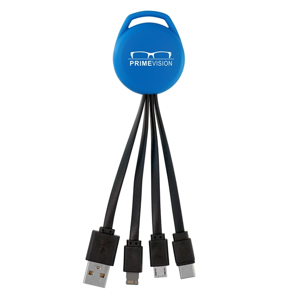 VIVID 3-IN-1 CHARGING CABLE... from ASI 30208 A P Specialties / AP Specialties