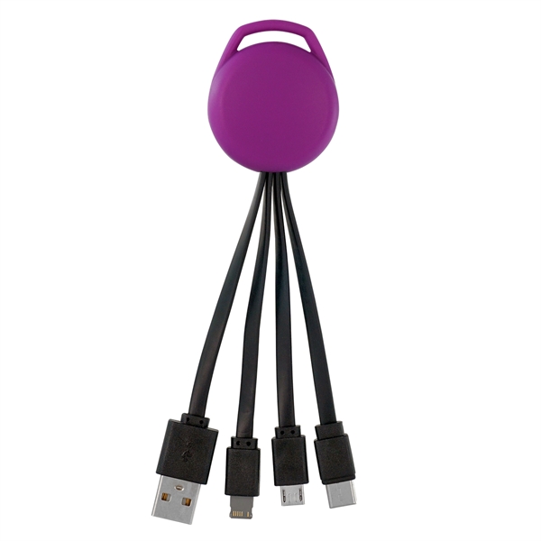 VIVID 3-IN-1 CHARGING CABLE... from ASI 30208 A P Specialties / AP Specialties