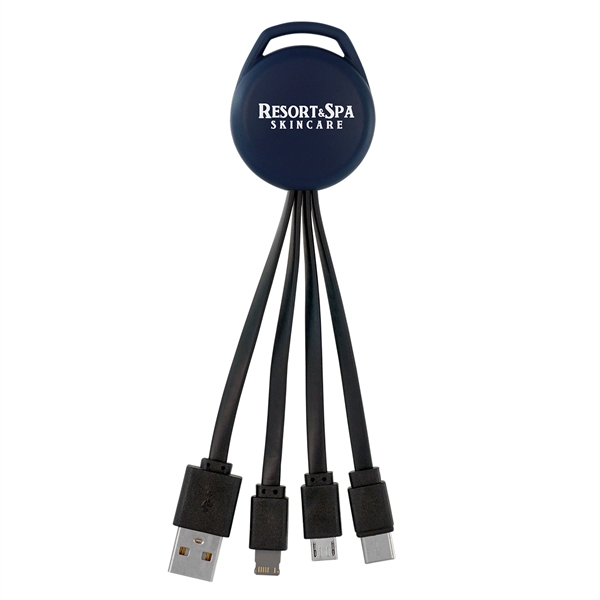 VIVID 3-IN-1 CHARGING CABLE... from ASI 30208 A P Specialties / AP Specialties