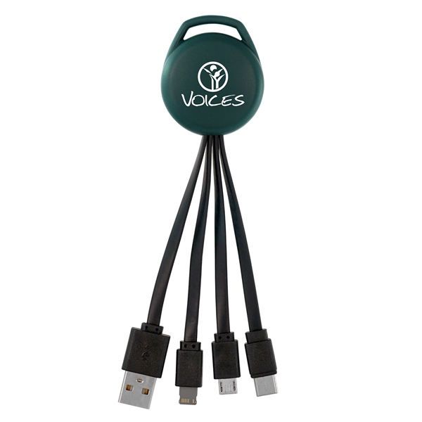 VIVID 3-IN-1 CHARGING CABLE... from ASI 30208 A P Specialties / AP Specialties