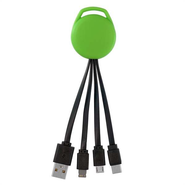 VIVID 3-IN-1 CHARGING CABLE... from ASI 30208 A P Specialties / AP Specialties