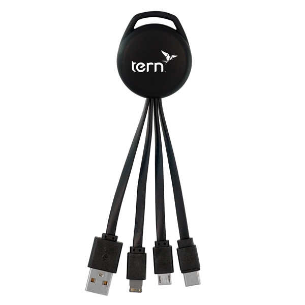 VIVID 3-IN-1 CHARGING CABLE... from ASI 30208 A P Specialties / AP Specialties