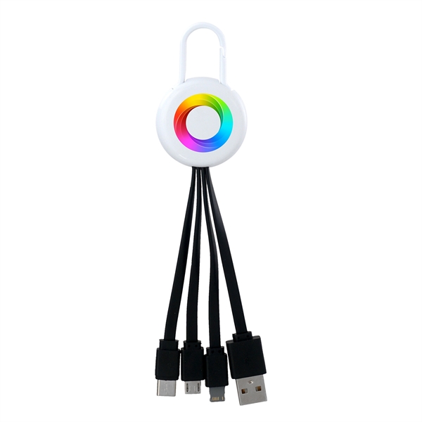 COLORFUL CLIP 3 IN 1 CHARGING CABLE... from ASI 30208 A P Specialties / AP Specialties