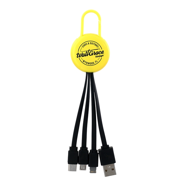 COLORFUL CLIP 3 IN 1 CHARGING CABLE... from ASI 30208 A P Specialties / AP Specialties