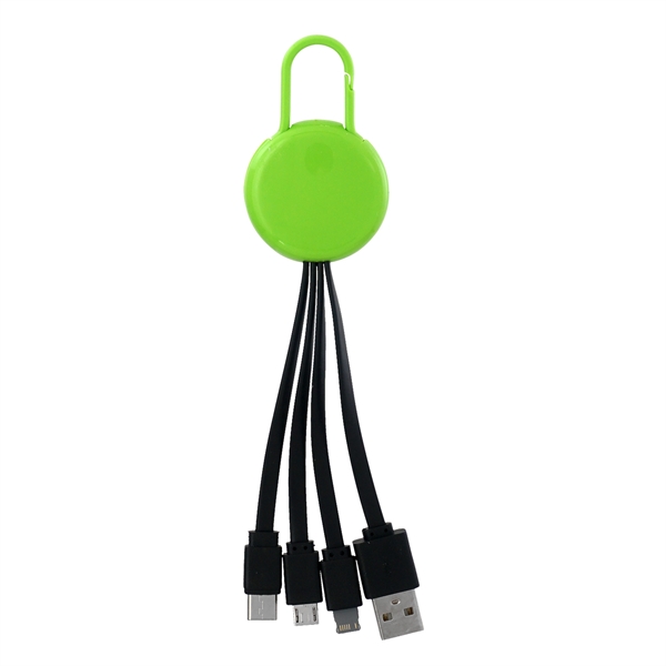 COLORFUL CLIP 3 IN 1 CHARGING CABLE... from ASI 30208 A P Specialties / AP Specialties
