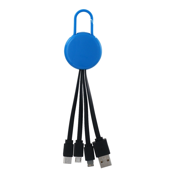 COLORFUL CLIP 3 IN 1 CHARGING CABLE... from ASI 30208 A P Specialties / AP Specialties