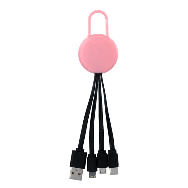 COLORFUL CLIP 3 IN 1 CHARGING CABLE... from ASI 30208 A P Specialties / AP Specialties