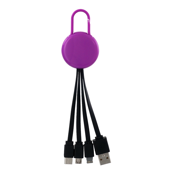 COLORFUL CLIP 3 IN 1 CHARGING CABLE... from ASI 30208 A P Specialties / AP Specialties