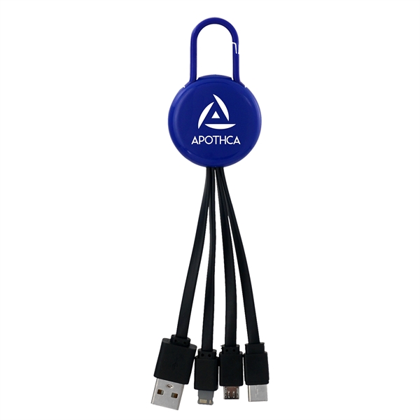 COLORFUL CLIP 3 IN 1 CHARGING CABLE... from ASI 30208 A P Specialties / AP Specialties