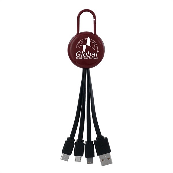 COLORFUL CLIP 3 IN 1 CHARGING CABLE... from ASI 30208 A P Specialties / AP Specialties
