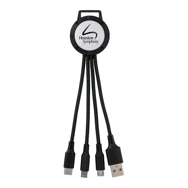 TWO TONE 3-IN-1 CHARGING CABLE... from ASI 30208 A P Specialties / AP Specialties