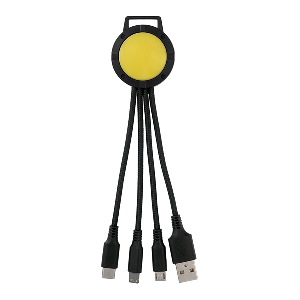 TWO TONE 3-IN-1 CHARGING CABLE... from ASI 30208 A P Specialties / AP Specialties