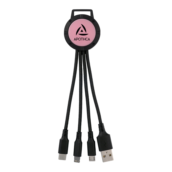 TWO TONE 3-IN-1 CHARGING CABLE... from ASI 30208 A P Specialties / AP Specialties
