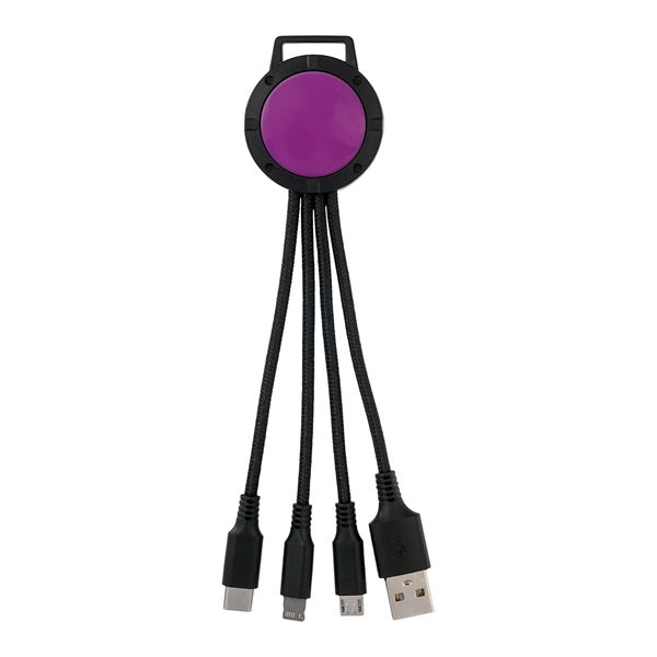 TWO TONE 3-IN-1 CHARGING CABLE... from ASI 30208 A P Specialties / AP Specialties