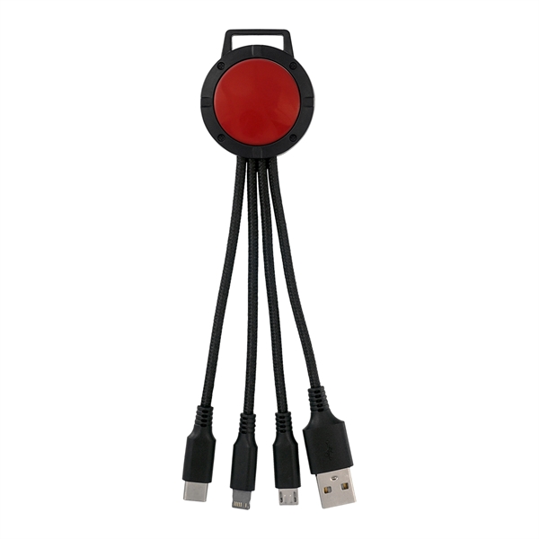 TWO TONE 3-IN-1 CHARGING CABLE... from ASI 30208 A P Specialties / AP Specialties