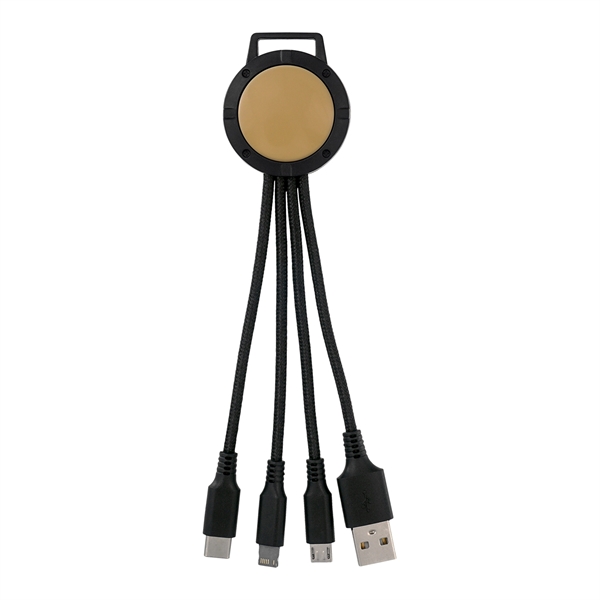 TWO TONE 3-IN-1 CHARGING CABLE... from ASI 30208 A P Specialties / AP Specialties