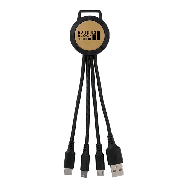 TWO TONE 3-IN-1 CHARGING CABLE... from ASI 30208 A P Specialties / AP Specialties