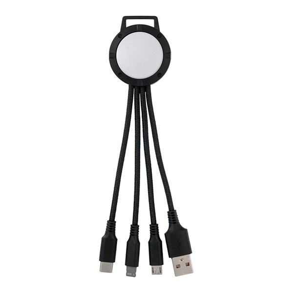 TWO TONE 3-IN-1 CHARGING CABLE... from ASI 30208 A P Specialties / AP Specialties
