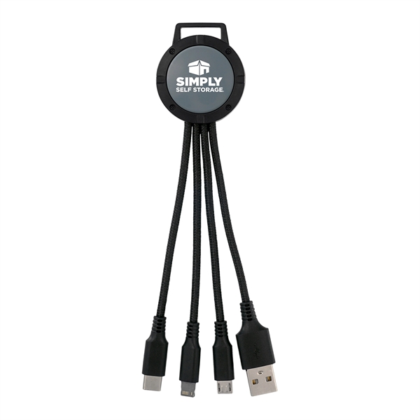 TWO TONE 3-IN-1 CHARGING CABLE... from ASI 30208 A P Specialties / AP Specialties
