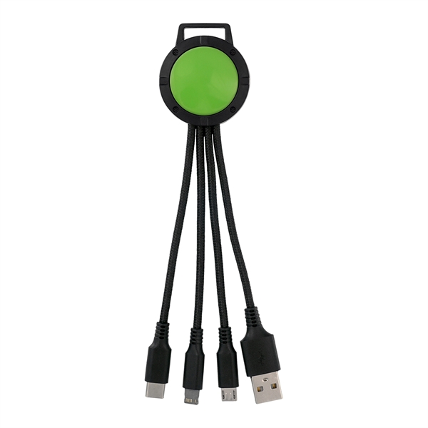 TWO TONE 3-IN-1 CHARGING CABLE... from ASI 30208 A P Specialties / AP Specialties