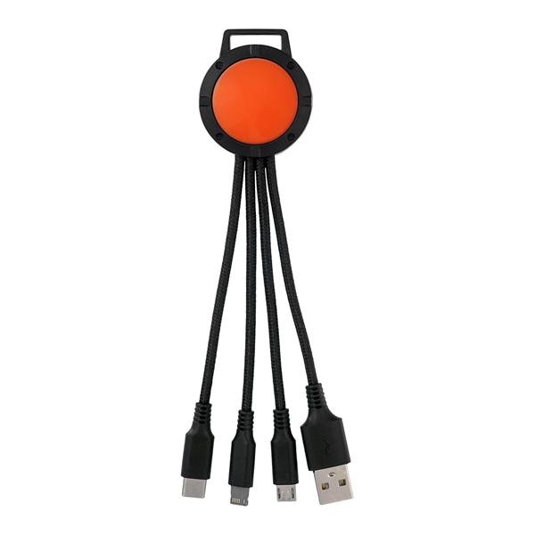 TWO TONE 3-IN-1 CHARGING CABLE... from ASI 30208 A P Specialties / AP Specialties